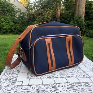 Vntg Gear Carry On Shoulder Bag Baltimore Luggage